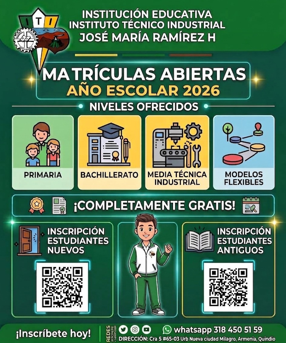 Noticia: Matrículas Abiertas 2026